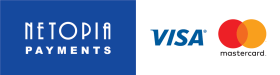 Sigla Netopia Payments, siglele VISA si mastercard