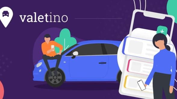 Imagine stilizata cu masina, mobil, utilizator, sigla valetino